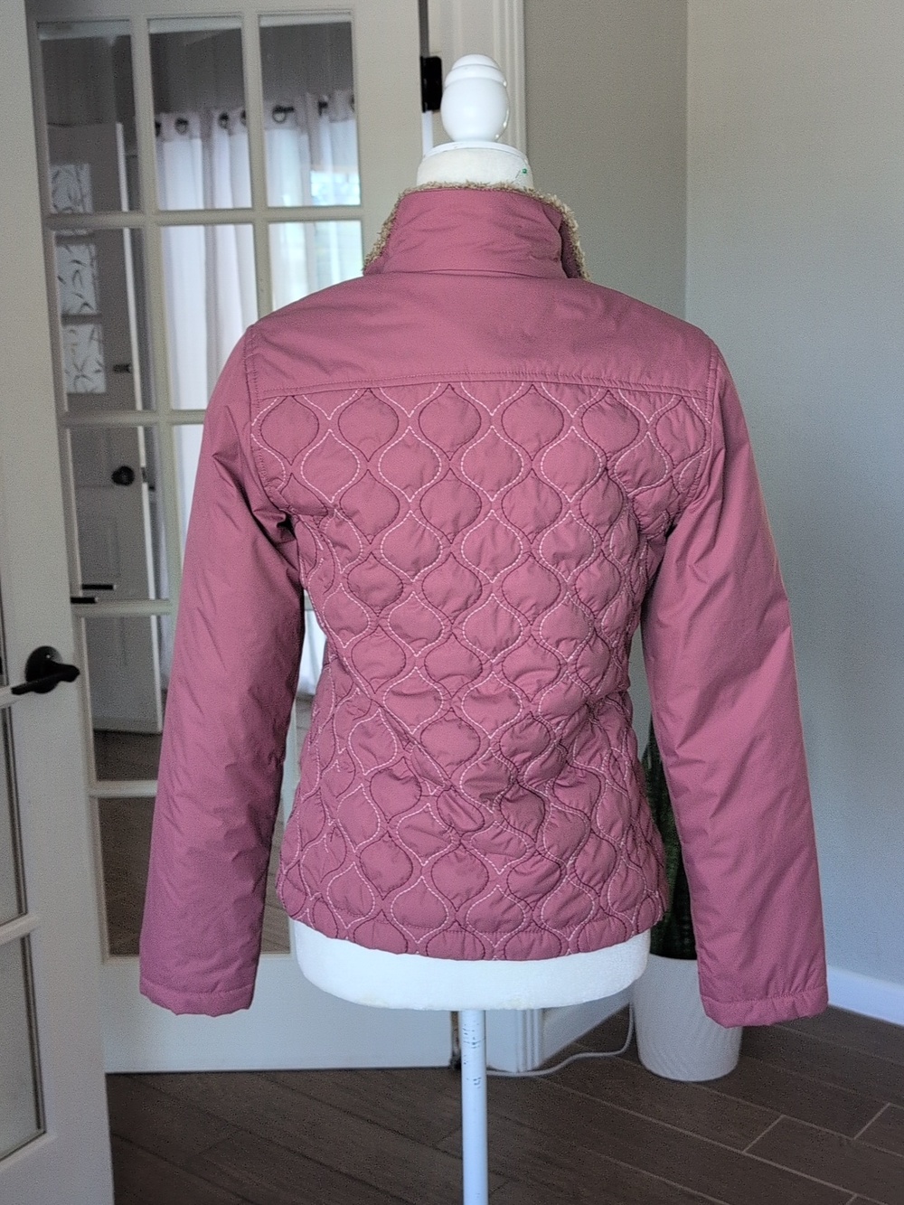 Athleta Women's Pink Quilted Jacket Dusty Rose Size XS - Picture 2 of 5